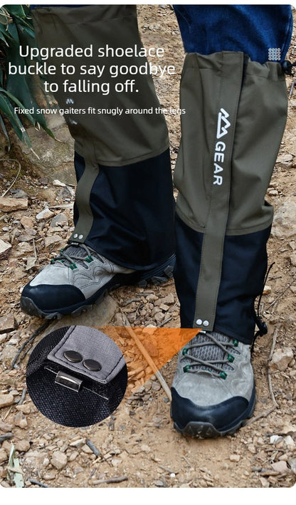 Outdoor Leg Warmers Gaiter Waterproof Hiking Travel Mountain Leggings Gaiters Long Tube Leggings Warmers Foot Cover