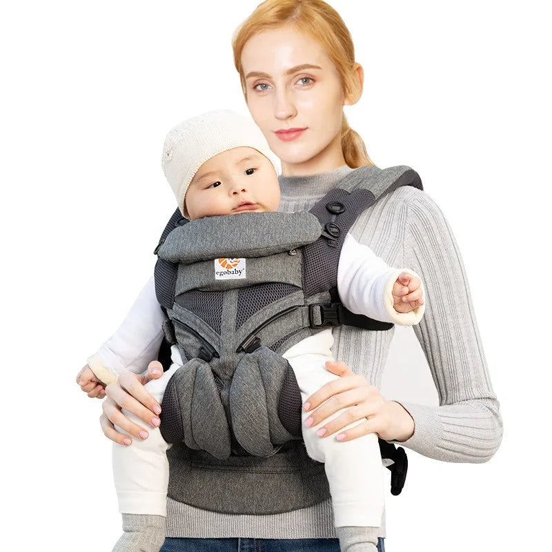 Baby Carrier 4 In 1 Ergonomic Kangaroo Design Sling for 0-36 Months Newborn Infants from 3.2KG to 20KG