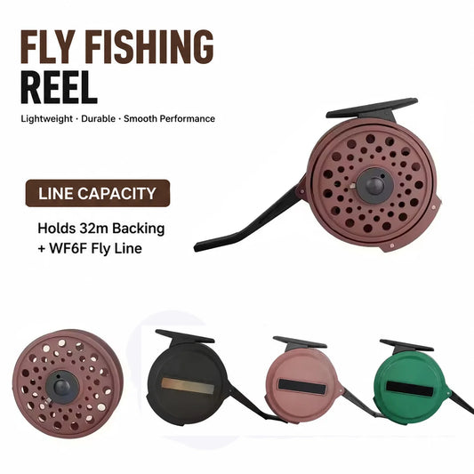Aventik Euro Nymph Graphite Fly Reel with Extra Spool