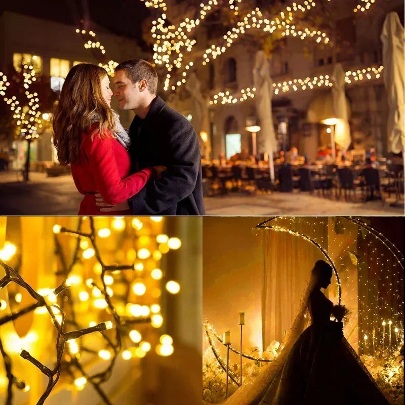Outdoor Solar Light String LED Christmas Decoration,light String Solar Fairy Light Garden Christmas Decoration Light