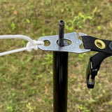 Adjustable Camping Tent Cord Rope Buckle Stainless Steel Rope Tensioner Fastener Kit Outdoor Camping Tents Securing Accessories