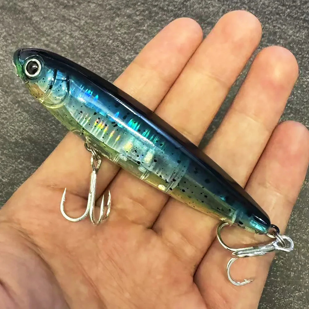 GOBAIT Floating Pencil Topwater Lure, 10cm Walk-the-Dog
