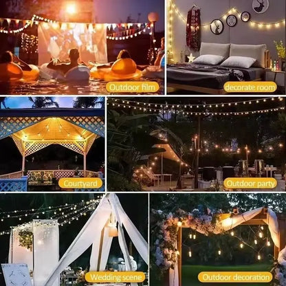 1PC Solar Bulbs String Lights,Outdoor Waterproof Garden Lamps,Garden,Terrace,Balcony,Camping,Party Retro Decoration  Fairy Lamps