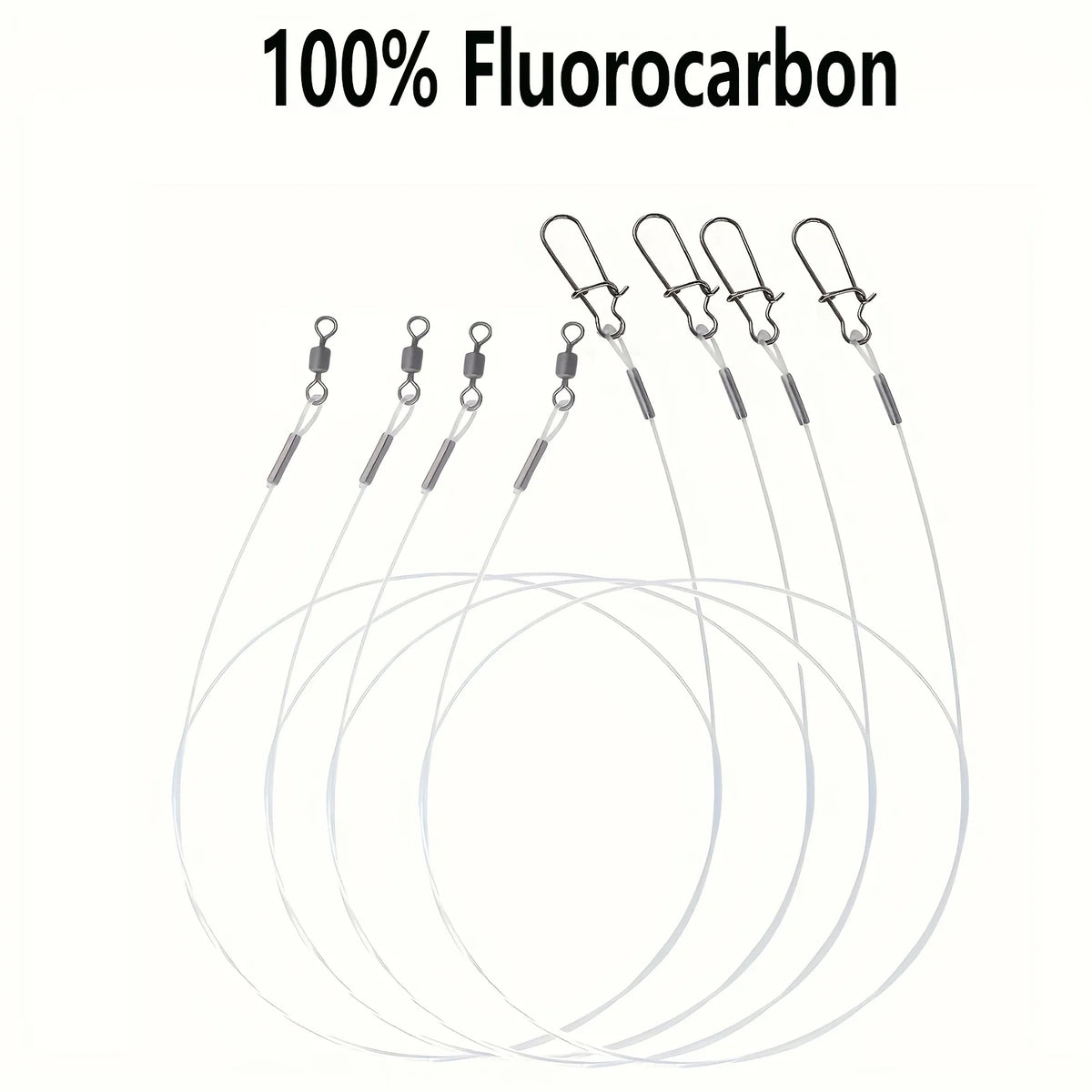 Fluorocarbon Leaders with Quick Lock (12 Pack)