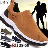 2025 Men’s Casual Sports Shoes – Lightweight Outdoor Walking Sneakers, Comfortable Fashion Footwear (Sizes 38–50 Plus)