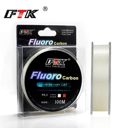 FTK Fluorocarbon Coated Line 100m (4-34 lb)