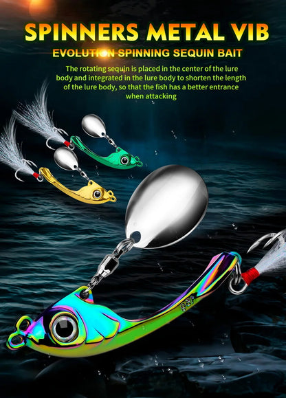 SANMO Metal VIB Spinner Bait (7-15g)