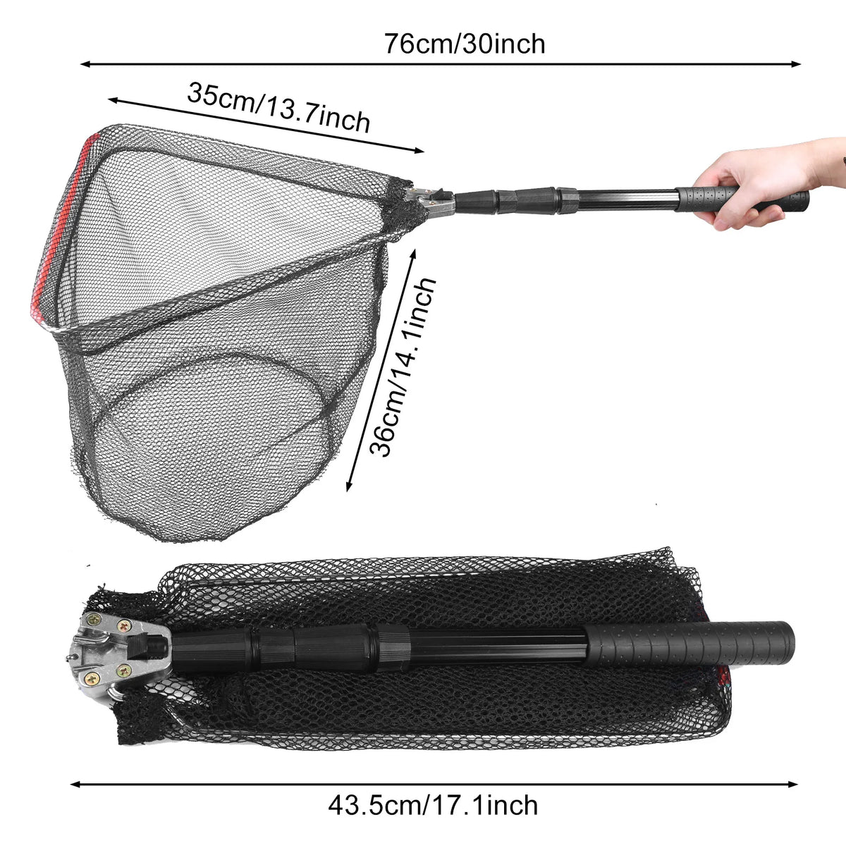 Aluminum Telescoping Landing Net (55-190cm)