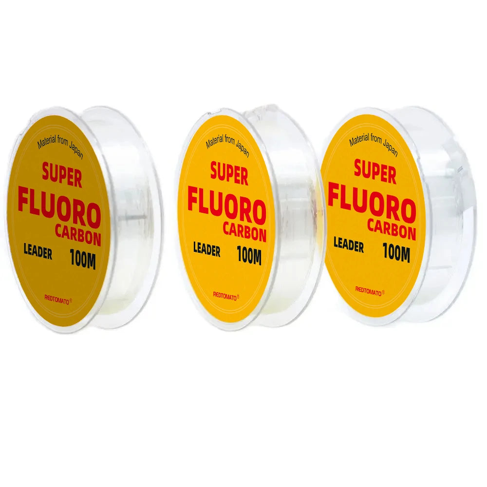REDTOMATO Fluorocarbon Coated Leader Line (100/220m)