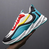 Men’s Trendy Sports Shoes – Cushion Running Sneakers, Breathable Soft Sole Trainers for Walking & Jogging