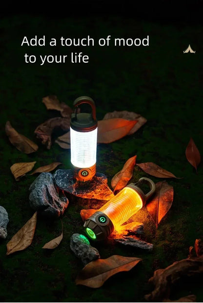 Multi Functional Outdoor LED Outdoor Camping Lights Rechargeable Flashlights Portable Night Lights Waterproof Travel Tent Light