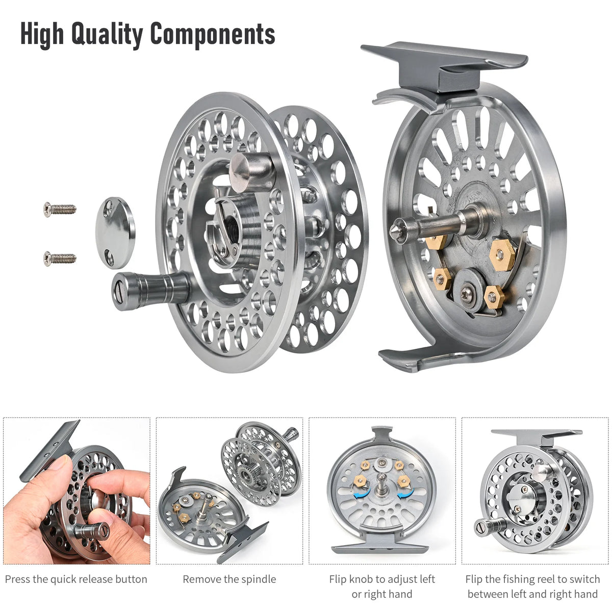 LEO Ultralight Aluminum Fly Reel
