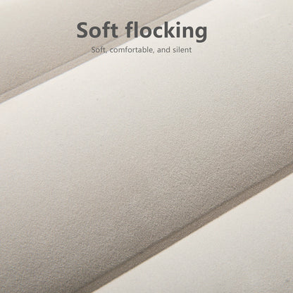 BISINNA Inflatable Pillow,Portable Camping Neck Pillow,Compressible Folding Flocking Air Cushion for Sleeping Travel Hiking