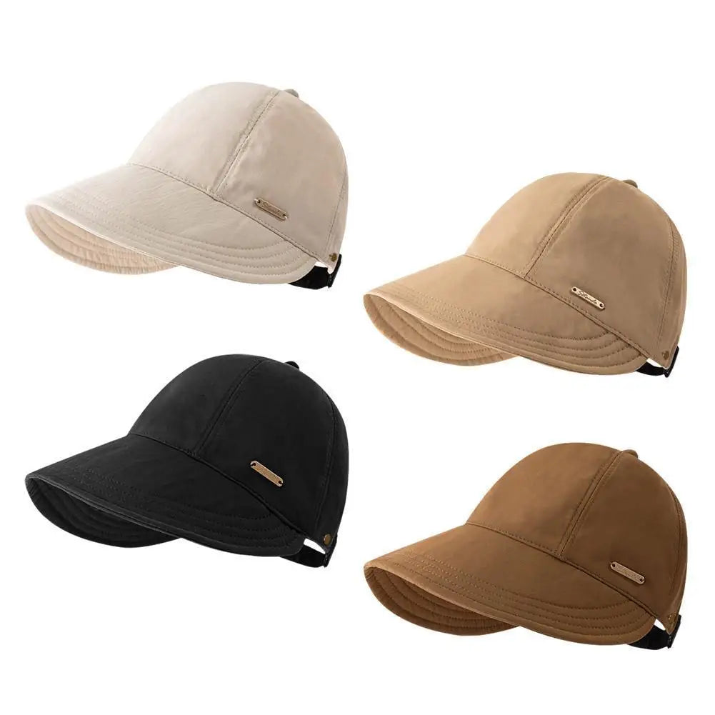 Women's UV Protection Baseball Cap Wide Brim Adjustable Sun Hat For Fishing Beach Hats Fisherman Cap for Outdoor Sports