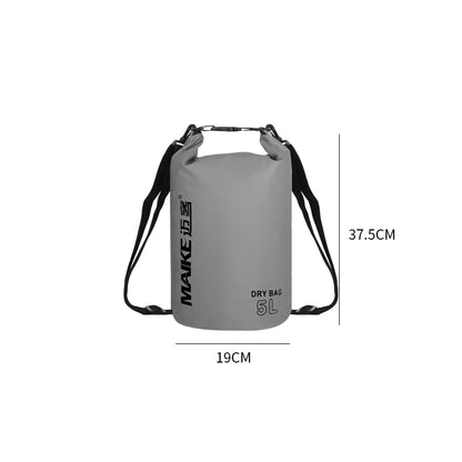 Maike Dry Bags Waterproof Bag for Women Men 5L/10L/15L Swimming Rafting Kayaking River Trekking Waterproof Dry Bag Backpack