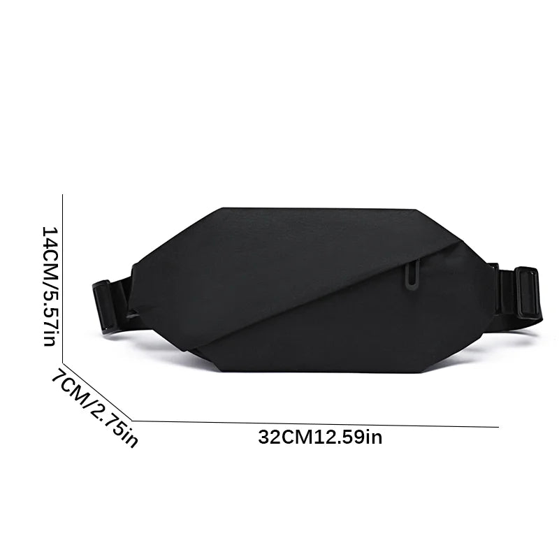 Men Minimalist Outdoor Sports Running Jogging Waist Bag Man Waterproof Fanny Pack Stylish Cross Body Belt Bag Waist Bag for Men