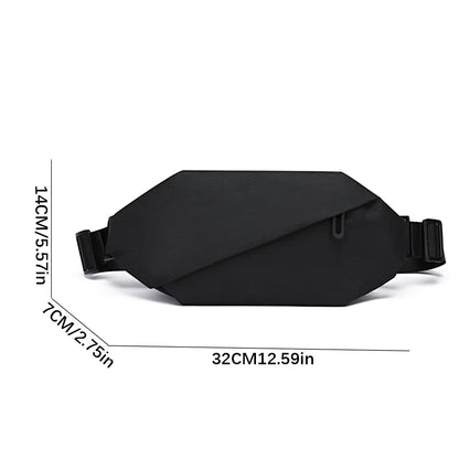 Men Minimalist Outdoor Sports Running Jogging Waist Bag Man Waterproof Fanny Pack Stylish Cross Body Belt Bag Waist Bag for Men