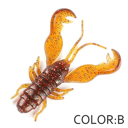 Supercontinent Filet Craw 40mm/15pcs 70mm/6pcs Soft Lure Fishing Lures shrimp Lobster Soft Plastic Lure Fishing Lures