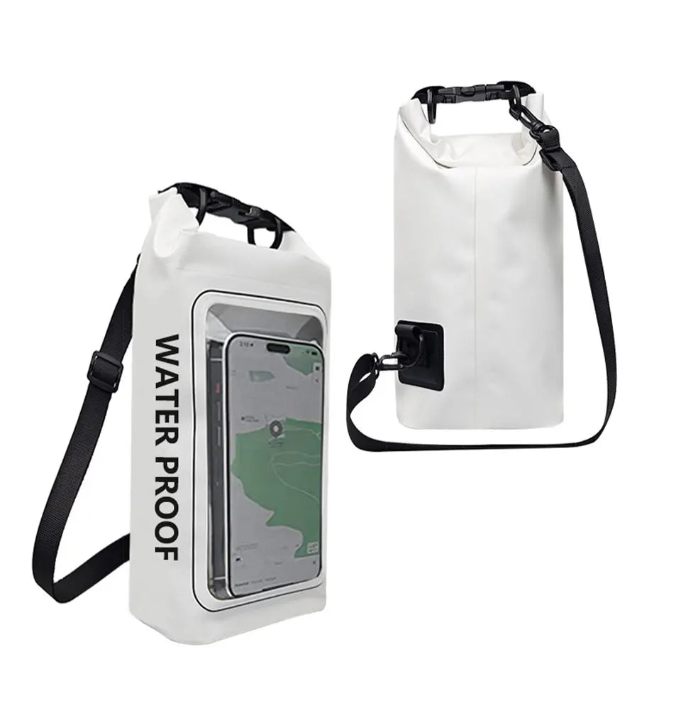 2L/5L PVC Swimming Waterproof Bag,Mobile Phone Waterproof Dry Bag for Trekking Drifting Rafting Surfing Boating Storage Bag