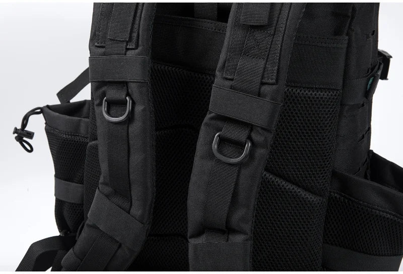 45L Tactical Backpack Molle System Men's Outdoor Hiking Rucksack with Bottle Holder EDC GYM Hunting Bag for Survival