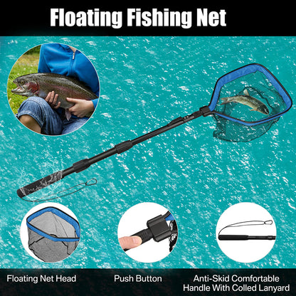 Telescopic Floating Landing Net (55-190cm)
