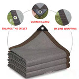 Sunshade net privacy screen sunshade cloth suitable for outdoor terrace sunshade porch pavilion cover beige color