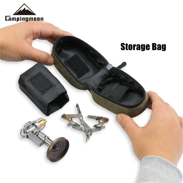CAMPINGMOON XD-2F Outdoor Portable Voltage Stabilized Integrated Gas Stove High Power Windproof Hiking Field Stove Cooker