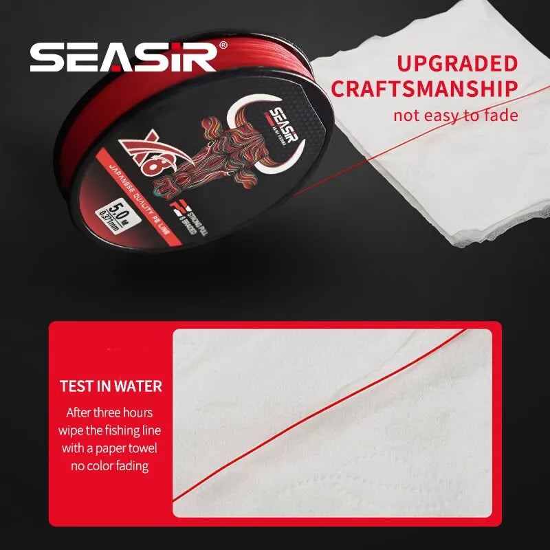 Seasir RedBull 8-Strand PE Braid 150m