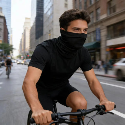 Summer Breathable Bandana Face Mask Cover Hiking Hunting Cycling Bicycle Running Sports Outdoor Tube Scarf Neck Gaiter Men Women