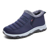 Men’s Winter Warm Cotton Shoes – Non-Slip Casual Snow Boots with Chunky Sole