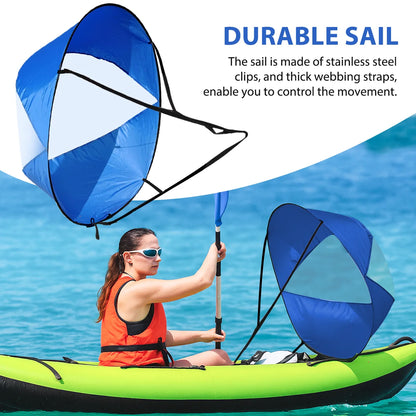 42" SUP Board Surf Wind Sail – Foldable Kayak & Surfboard Paddle Sail for Water Sports (5 Colors)