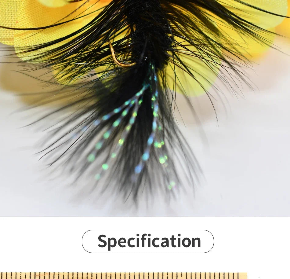 Topranc Beadhead Woolly Bugger Streamers (10 Pack)