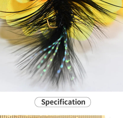Topranc Beadhead Woolly Bugger Streamers (10 Pack)