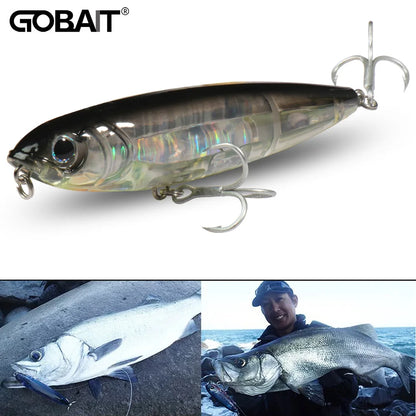 GOBAIT Floating Pencil Topwater Lure, 10cm Walk-the-Dog