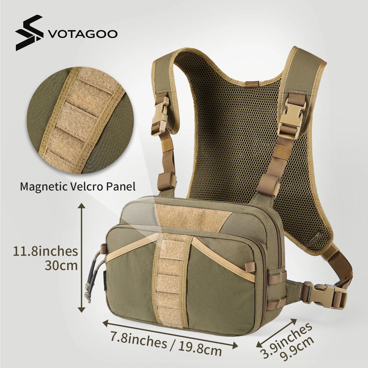 VOTAGOO Fly Fishing Chest Pack