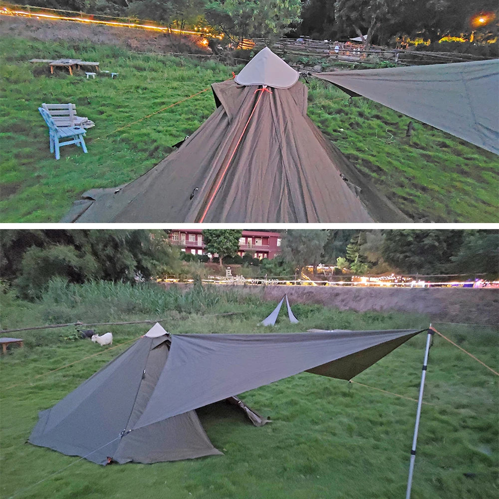 Tent Connector for Tarp and Pyramid Tent Outdoor Camping Accessory