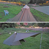 Tent Connector for Tarp and Pyramid Tent Outdoor Camping Accessory