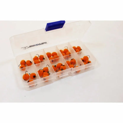 Tigofly Beadhead Egg Flies with Box (36 Pack)
