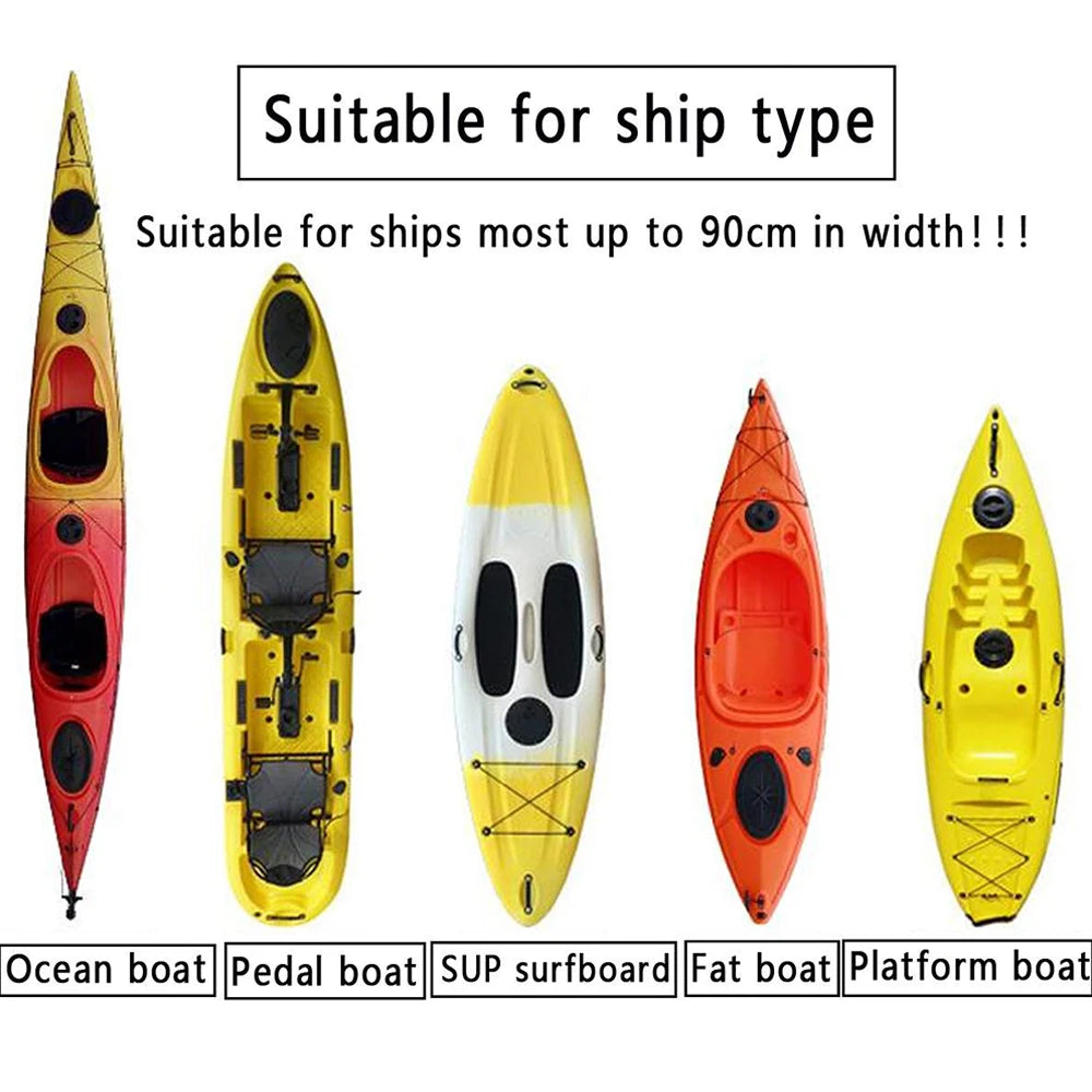 Waterproof Kayak Storage Cover – UV Protection Canoe & Boat Dust Shield Outdoor Fishing Accessory