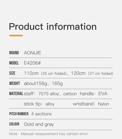 2pcs  AONIJIE All Types of Hiking Trekking Pole Ourdoor Camping Walking Sticks Summarizing 110cm 120cm 130cm