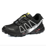 Men’s All-Terrain Hiking Shoes – Breathable Mesh Outdoor Sports Sneakers (Non-Slip, Wear-Resistant, Cycling & Trekking)