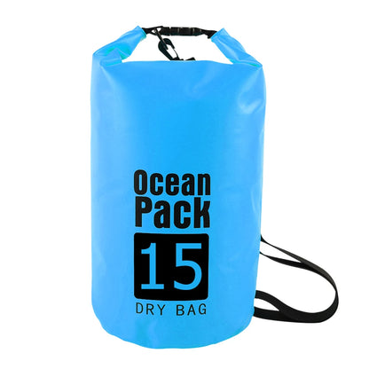 2L 3L 5L 10L 15L Waterproof Dry Bag Swimming Bag Foldable Beach Storage Pack Kayaking Rafting River Trekking Floating Water Sack