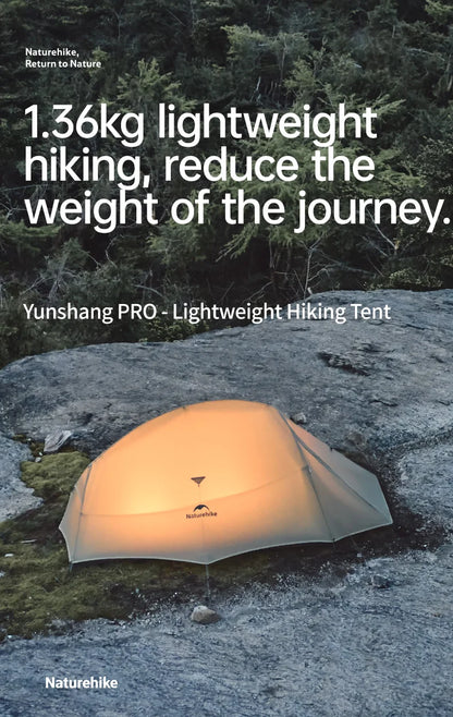 Naturehike Cloud Up 2 Pro Two Person Hiking Tent Lightweight Outdoor Camping Professional Camping Equipment