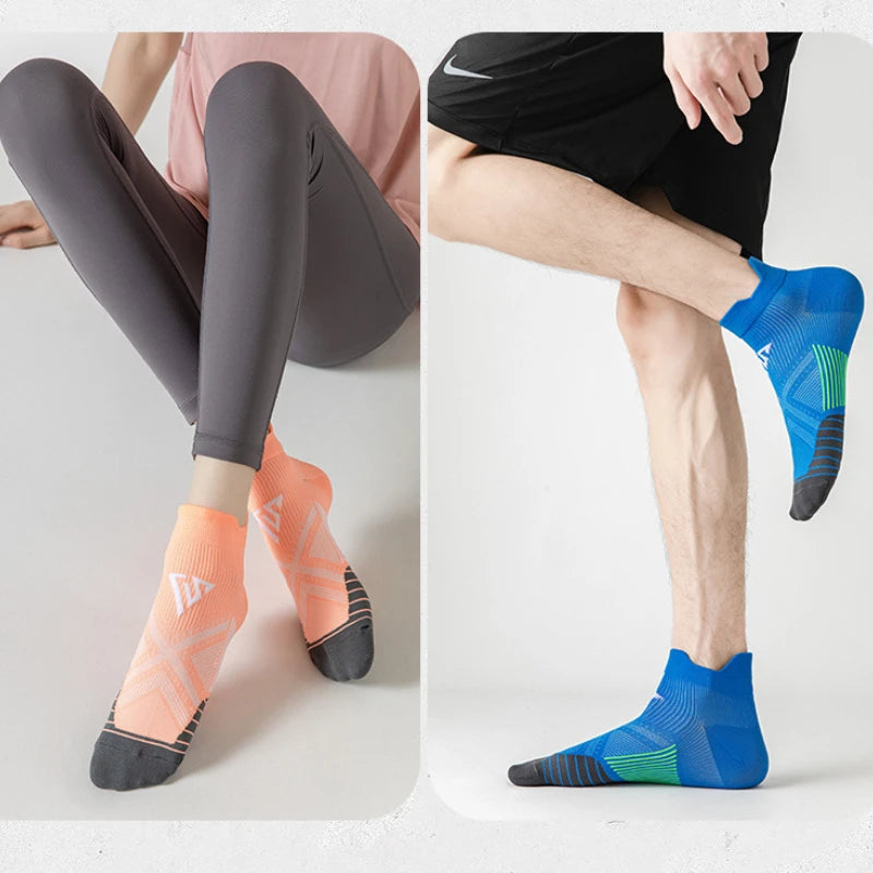 Sports Socks For Men Women Breathable Running Fitness Compression Socks Professional Marathon Quick Dry Socks Elastic Footwear
