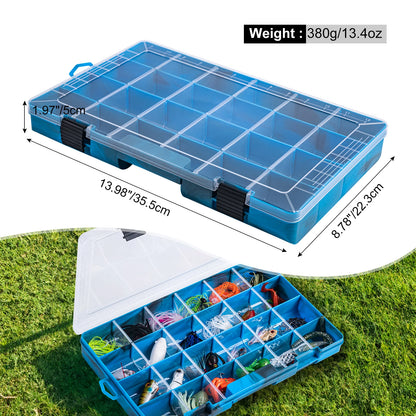 Goture Waterproof Tackle Box for Lures, Hooks & Baits