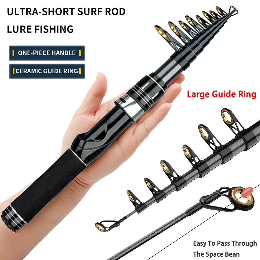 Telescopic Lure Rod 1.5-2.4m