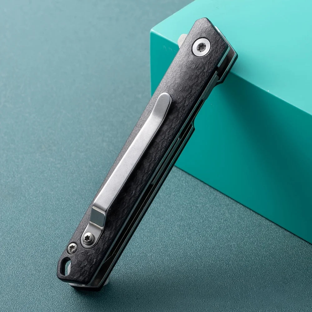 Carbon fiber folding surgical knife, sharp paper cutting knife, camping, unboxing, outdoor portable carving tool, 60 blade