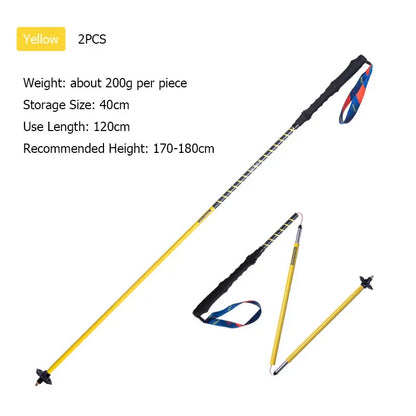 2pcs  AONIJIE All Types of Hiking Trekking Pole Ourdoor Camping Walking Sticks Summarizing 110cm 120cm 130cm