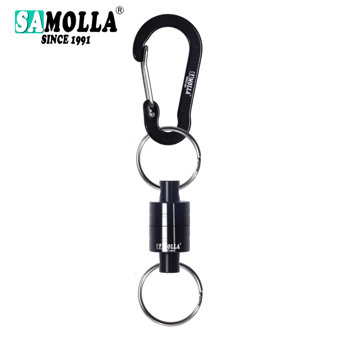 SAMOLLA Magnetic Net Release with Coiled Lanyard