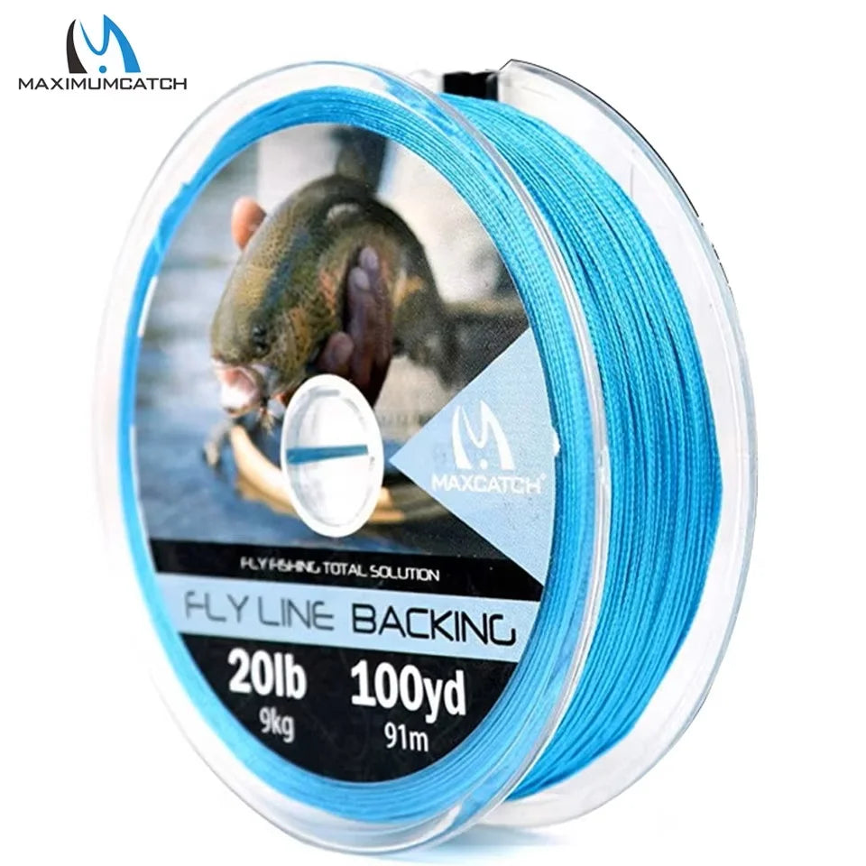 MAXIMUMCATCH Braided Fly Backing 100-300 Yds